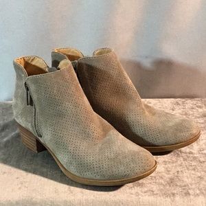 🤩HP🥳Lucky Brand Suede Leather Ankle Boots